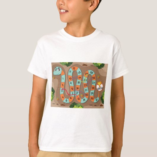 Snake Ladder Game T-shirt (Voorkant)