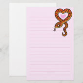 Snake Love Briefpapier (Voorkant / Achterkant)