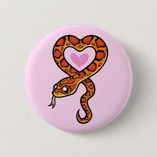 Snake Love Ronde Button 5,7 Cm