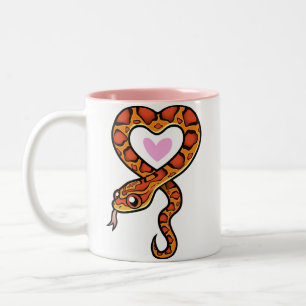 Snake Love Tweekleurige Koffiemok