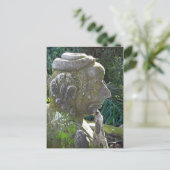 Snake Man Statue Briefkaart (Staand voorkant)