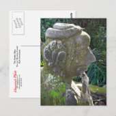 Snake Man Statue Briefkaart (Voorkant / Achterkant)