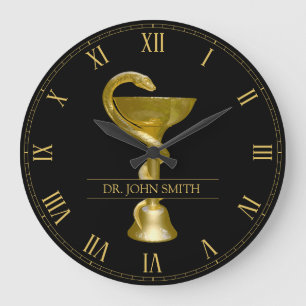 Snake Medical Bowl Hygieia Gold Caduceus Naam Grote Klok
