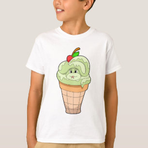Snake met ijscrème en Cherry T-shirt