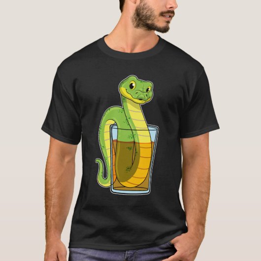 Snake met Juice T-shirt (Voorkant)