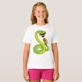 Snake met kip t-shirt (Voorkant volledig)