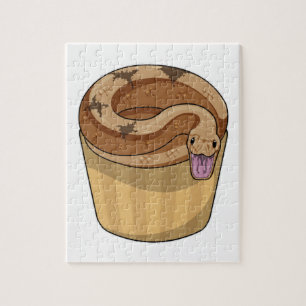 Snake met Muffin Legpuzzel