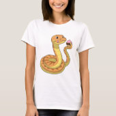 Snake met Muffin T-shirt (Voorkant)