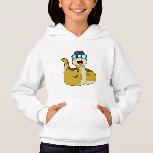 Snake met zwembril (Voorkant)