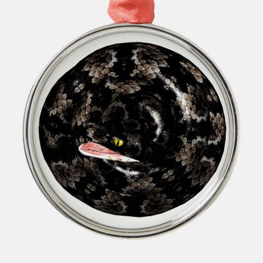 Snake Metalen Ornament (Voorkant)