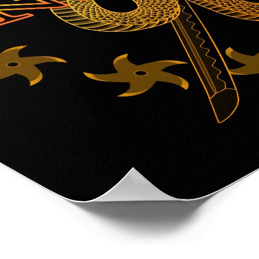 Snake Ninja 01 Poster (Hoek)