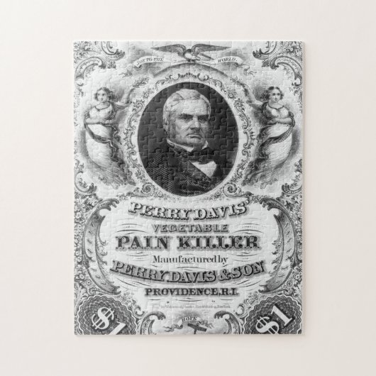 Snake Oil and Old Ads 8 Jigzaag Puzzle Legpuzzel (Verticaal)
