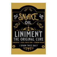 Snake oil salesman grappige cadeaus voor verkoopme
