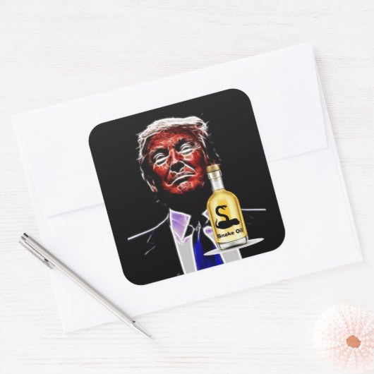 Snake Oil Salesman Sticker (Envelop)