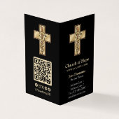 Snake on Cross Visitekaartjes (Buitenkant)