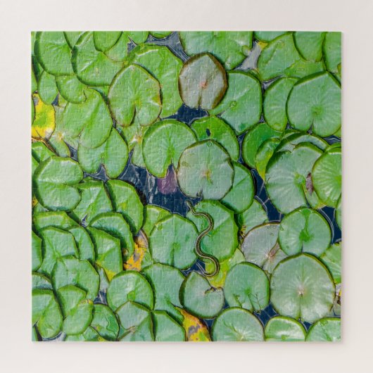 Snake on the Lily Pads Legpuzzel (Verticaal)