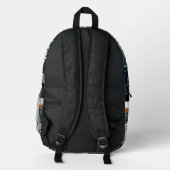 Snake Pattern BackPack ontwerp Bedrukte Rugzak (Achterkant)