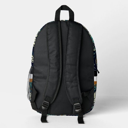 Snake Pattern BackPack ontwerp Bedrukte Rugzak (Achterkant)