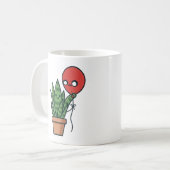 Snake plant and balloon Mug (Devant gauche)