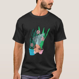 Snake Plant Colorful Sansevieria T-shirt