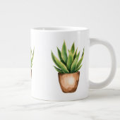 Snake Plant Line Drawing Minimalist Mug (Droite)