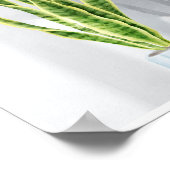 Snake plant, schoonmoeder, Sansevieria Poster (Hoek)