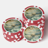 Snake poker chips (Opstapeling)