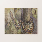 Snake Puzzle Illustratie Legpuzzel (Horizontaal)