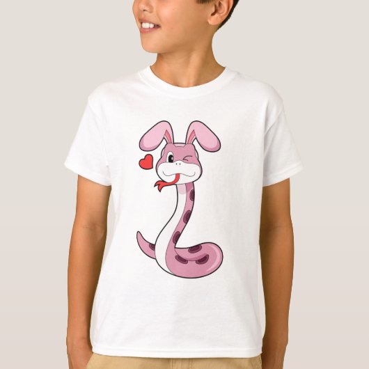 Snake Rabbit Heart T-shirt (Voorkant)