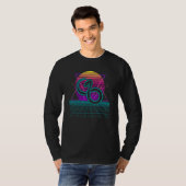 Snake Retro 80s Style Ball Python Boa Constrictor  T-shirt (Voorkant volledig)
