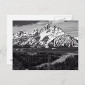 Snake River Curve - De Grote Tetons Briefkaart (Voorkant / Achterkant)