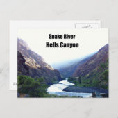 Snake RIver, Hells Canyon Briefkaart (Voorkant / Achterkant)