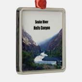 Snake RIver, Hells Canyon Metalen Ornament (Rechts)