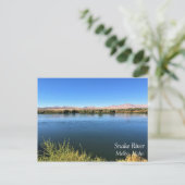 Snake River, Melba, Idaho Briefkaart (Staand voorkant)