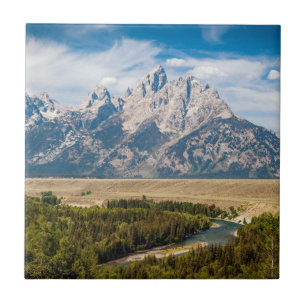 Snake River Overlook Nationaal park Grand Teton Tegeltje