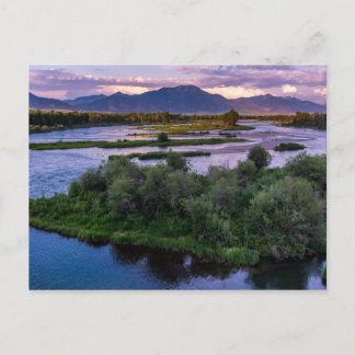 Snake River Sunset - Swan Valley - Idaho Briefkaart