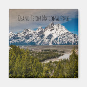 Snake River Tetons Magneet (Voorkant)