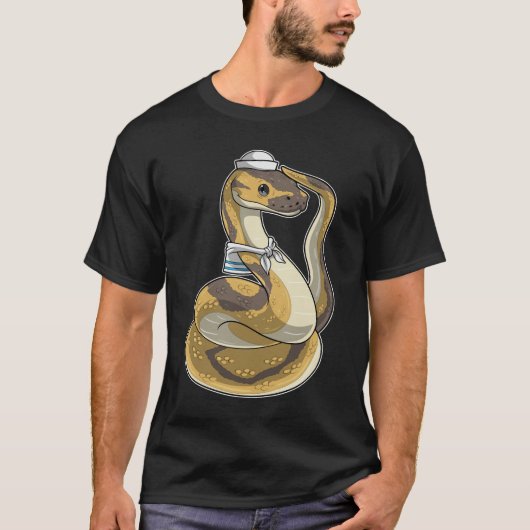 Snake Sailor pet T-shirt (Voorkant)