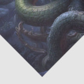 Snake Serpent Dragon Monster Fantasy Decoupage Tissuepapier (Detail)