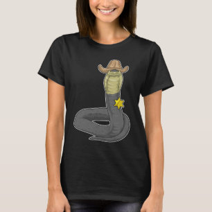 Snake Sheriff Cowboy pet T-shirt