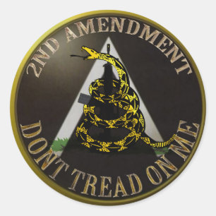 SNAKE SHIELDAjpg Ronde Sticker