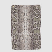 Snake Skin Animal Print Golfhanddoek (Voorkant)