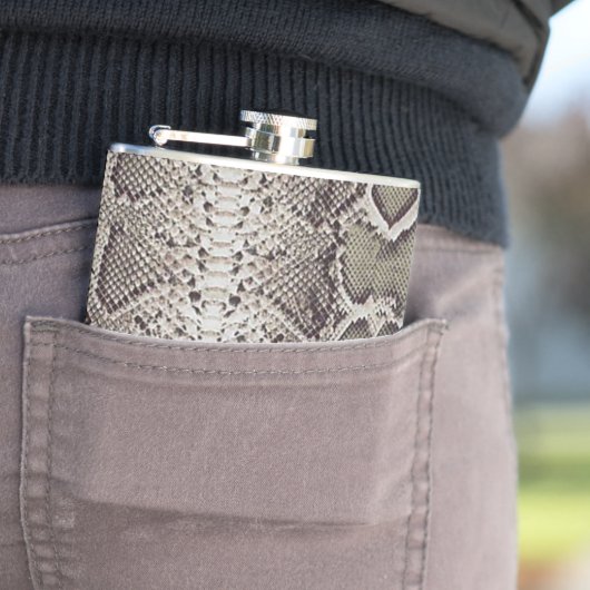 Snake Skin Animal Print Heupfles (Voorbeeld)