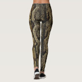 Snake Skin Design Leggings (Achterkant)