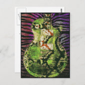 Snake Skin Guitar Briefkaart (Voorkant / Achterkant)