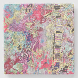 Snake Skin Marble Onderzetters Bold Vibrant Kleurr