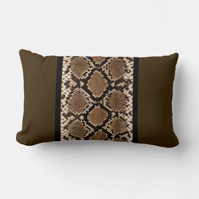 Snake Skin Pattern Kussen (Voorkant)