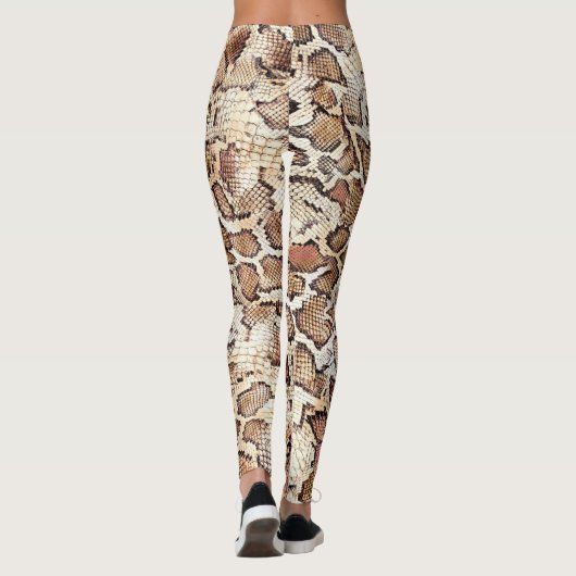 Snake Skin Print Leggings (Achterkant)