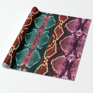 Snake skin print. slang Pattern. Dierlijke afdruk. Cadeaupapier