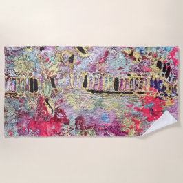 Snake Skin Strandlaken Bold Levendig Kleurrijk